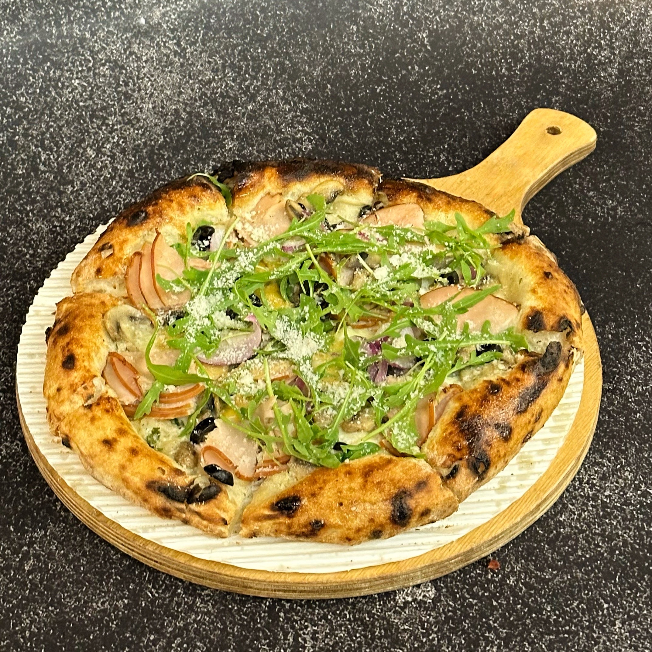 پیتزا بیکن بوقلمون